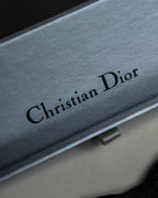 "Christian Dior" Logo design charm ribbon tie bracelet