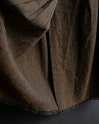 "HERMES" Gaultier period fringe design wrap skirt