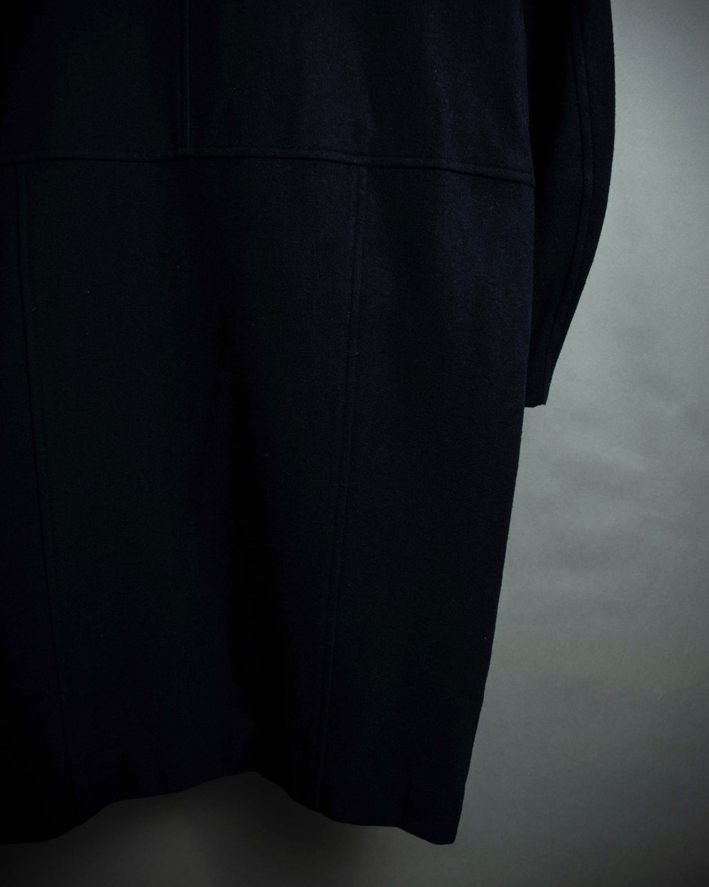 "COMME des GARCONS" 90's Front panel docking design chester coat
