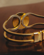 -SPECIAL- "Yves Saint Laurent" 80's-90's Iconic cassandre logo vintage bangle