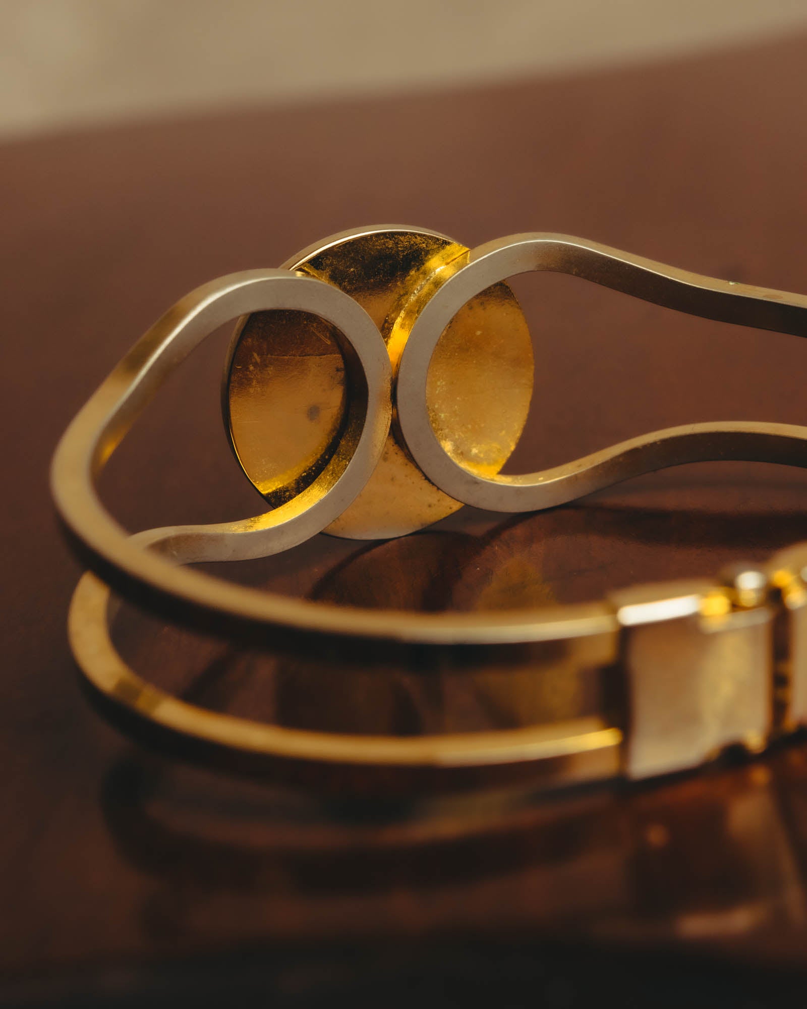 -SPECIAL- "Yves Saint Laurent" 80's-90's Iconic cassandre logo vintage bangle