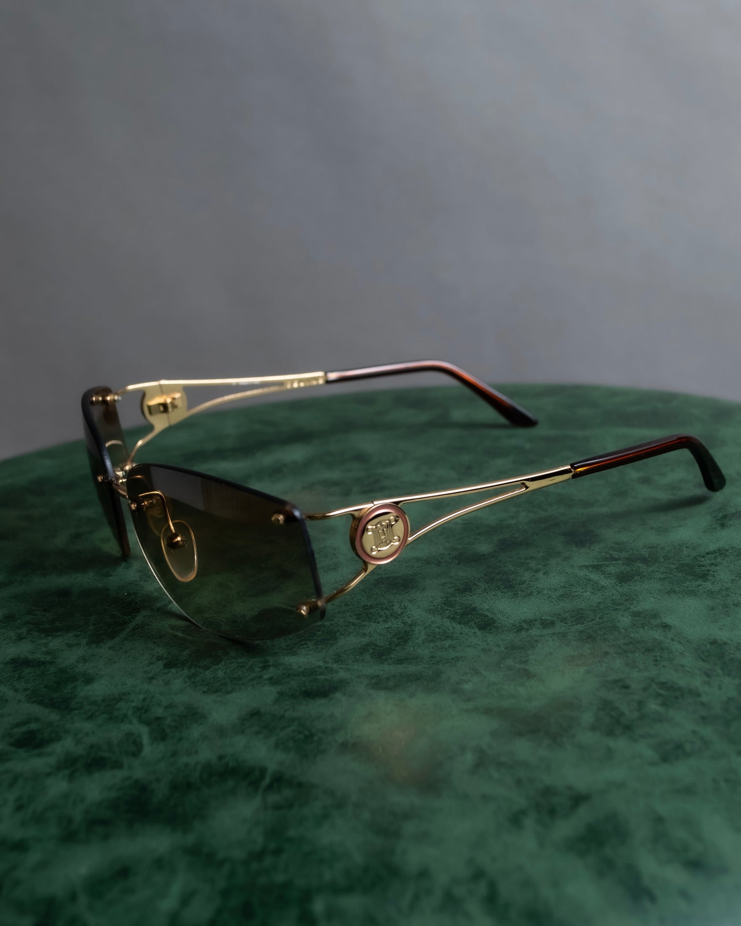 "CELINE" Round rimless macadam sunglasses