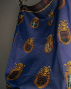 “CELINE” 2019-2024 Heraldic chain cotton scarf