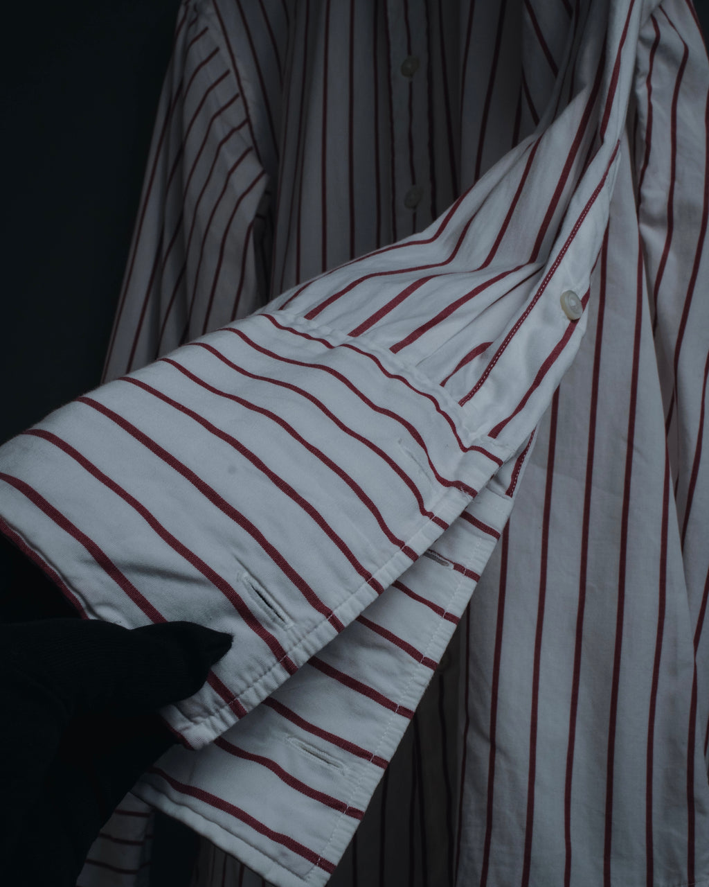 "Christian Dior" 80’s classic striped cotton dress shirt