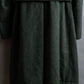 Vintage deep green colour military long coat