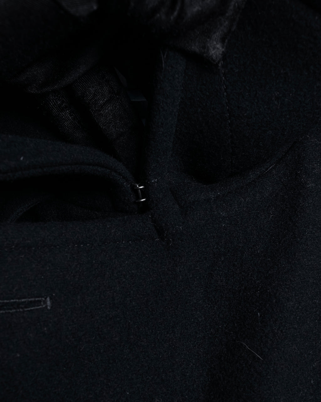 "VIKTOR&ROLF" Sculptural lapel melton coat