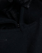 "VIKTOR&ROLF" Sculptural lapel melton coat