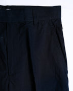 BOTTEGA VENETA by Matthieu Blazy / 2022SS Curved Hem Trousers Navy