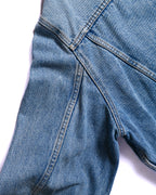 LEVI’S/ Oversized No Collar Denim Jacket Light Blue