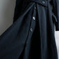 "DOLCE & GABBANA" Maxi length double breasted chesterfield coat