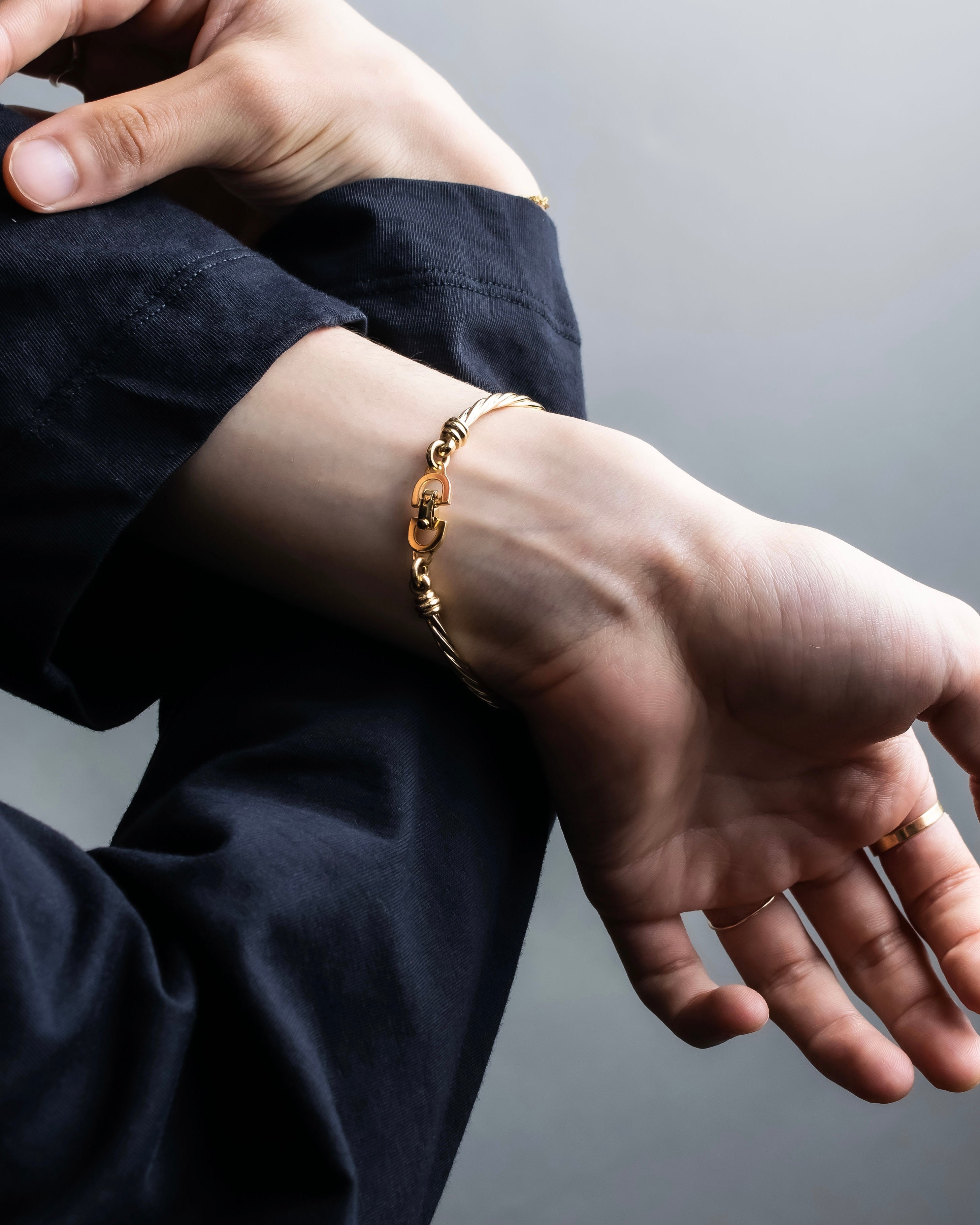 "DIOR" Twisted antique design bracelet