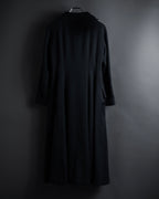 “KEITA MARUYAMA” Floral appliqué one-button chelsea coat