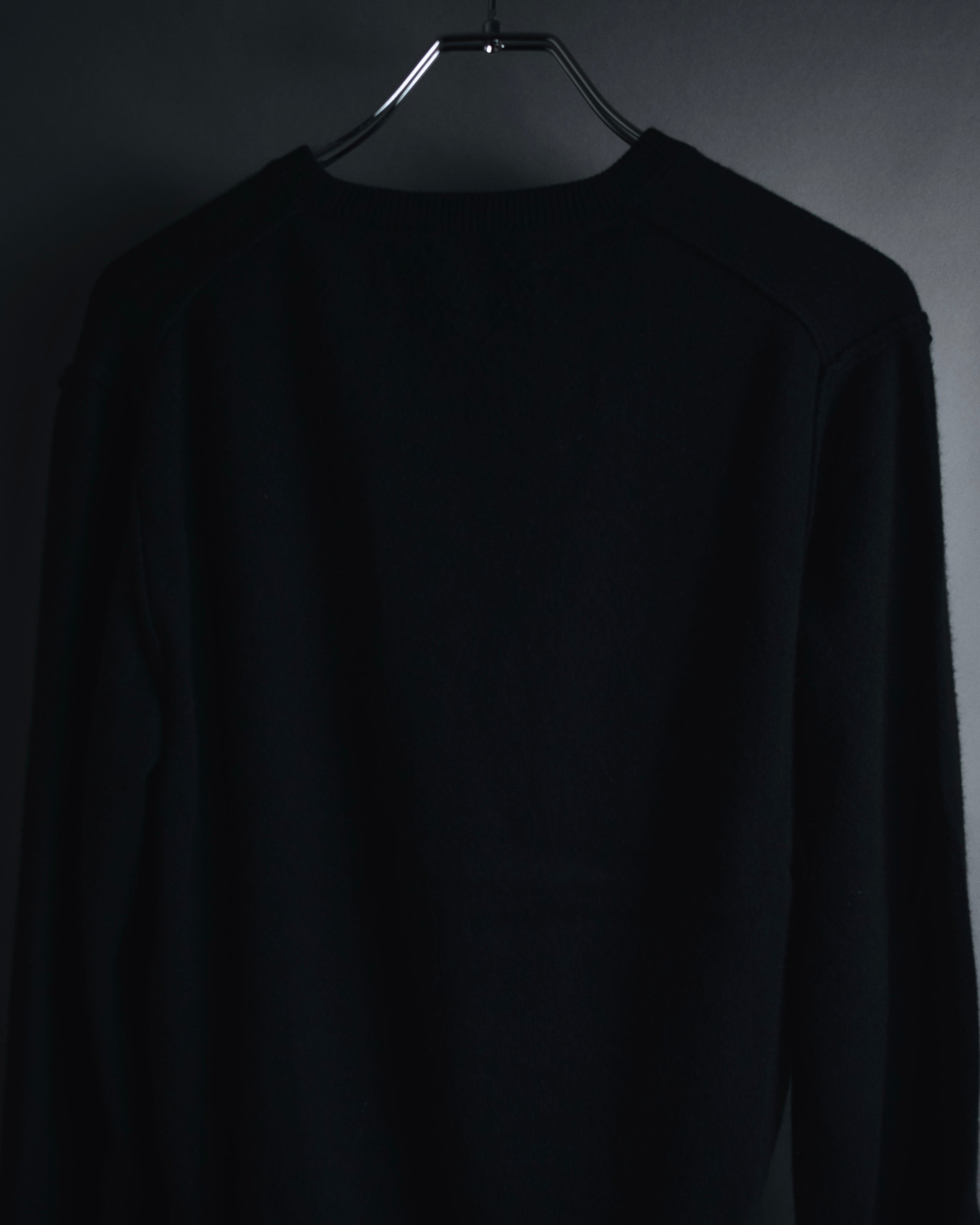 "Dolce & Gabbana" Minimal v-neck fine knit sweater