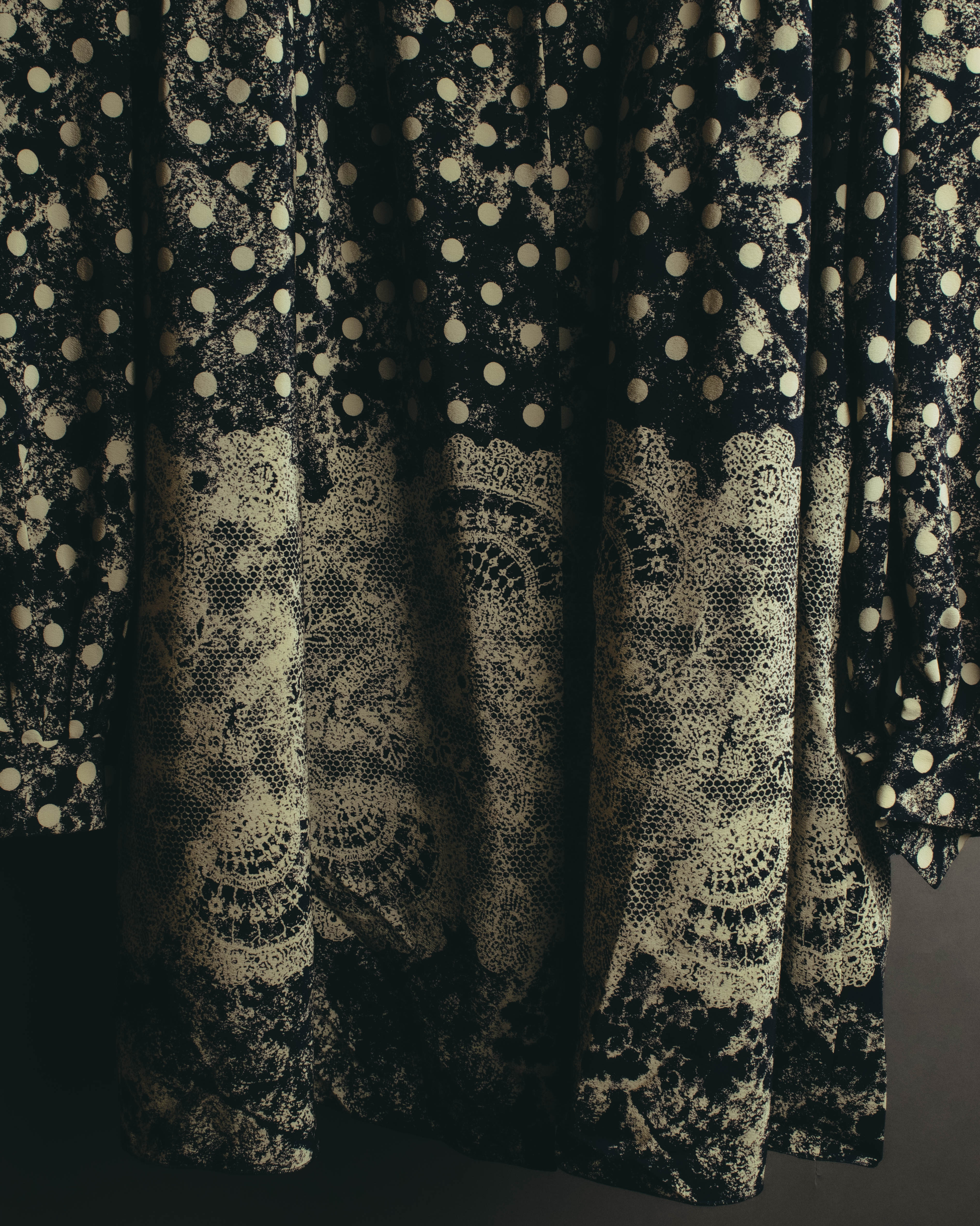"Christian Dior" 80's-90's Elegant printed silk blouse