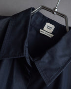 "HERMES" Gaultier period twisted sleeve cotton shirt