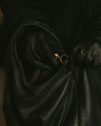 -SPECIAL- “LOEWE” Calle oversized padlock leather bag