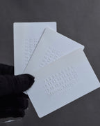 "MAISON MARGIELA" Grain texture leather snap wallet