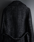 “MAX&Co.” Double-breasted houndstooth tweed coat