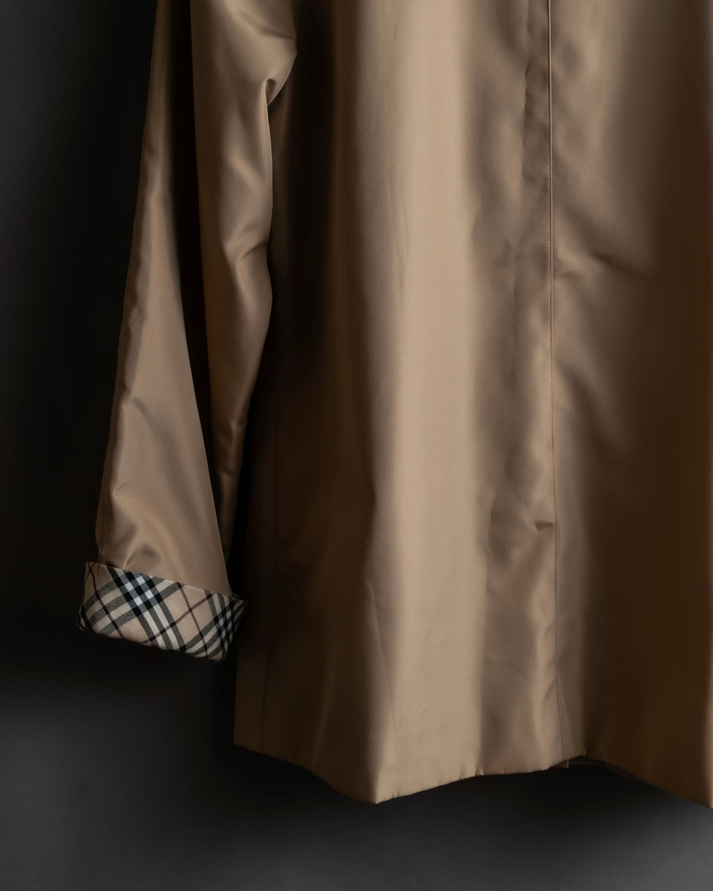 "BURBERRYS" Check reverse design short blouson