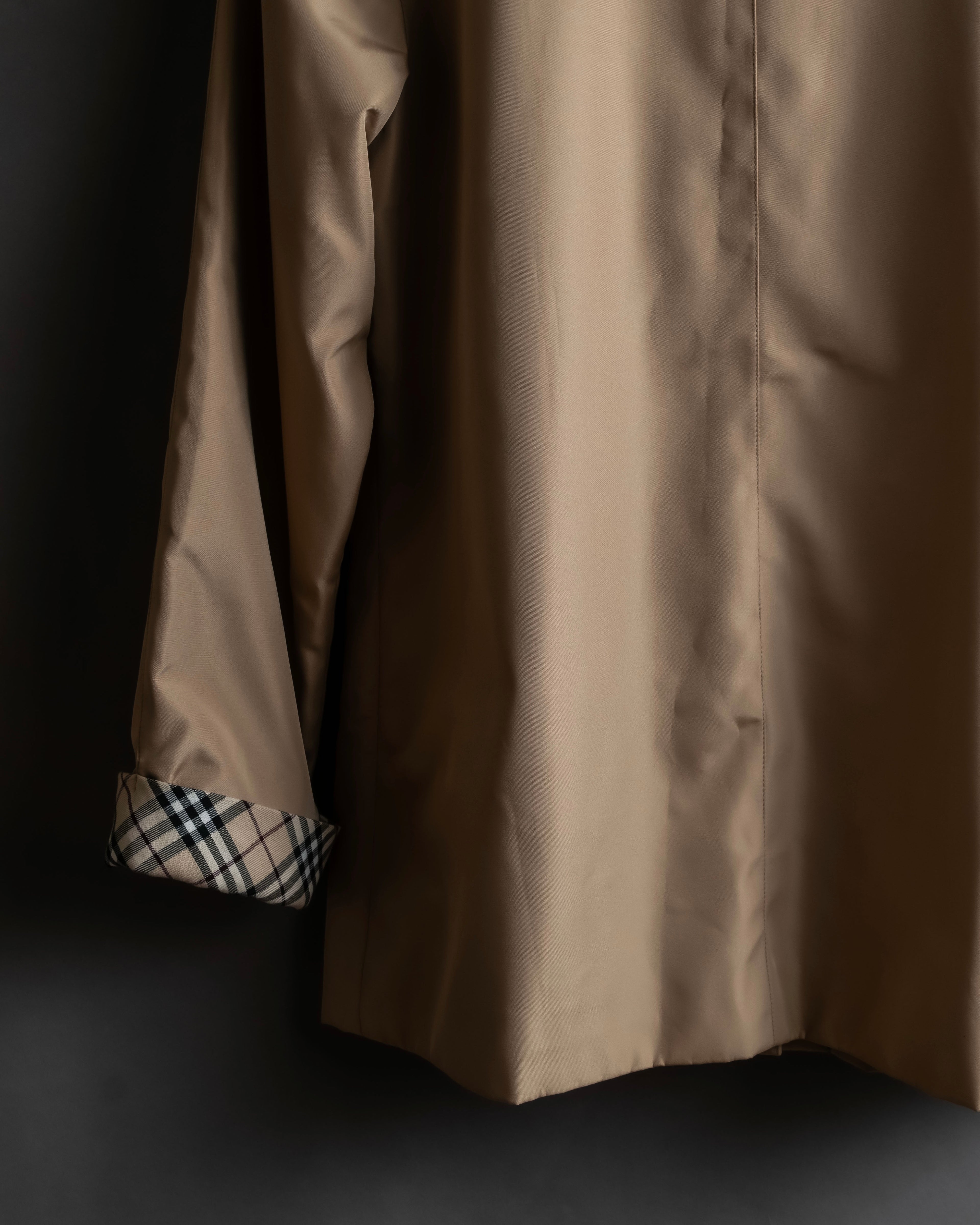 "BURBERRYS" Check reverse design short blouson