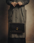 -SPECIAL- “GUCCI” 70’s-80’s lizard embossed flap shoulder bag