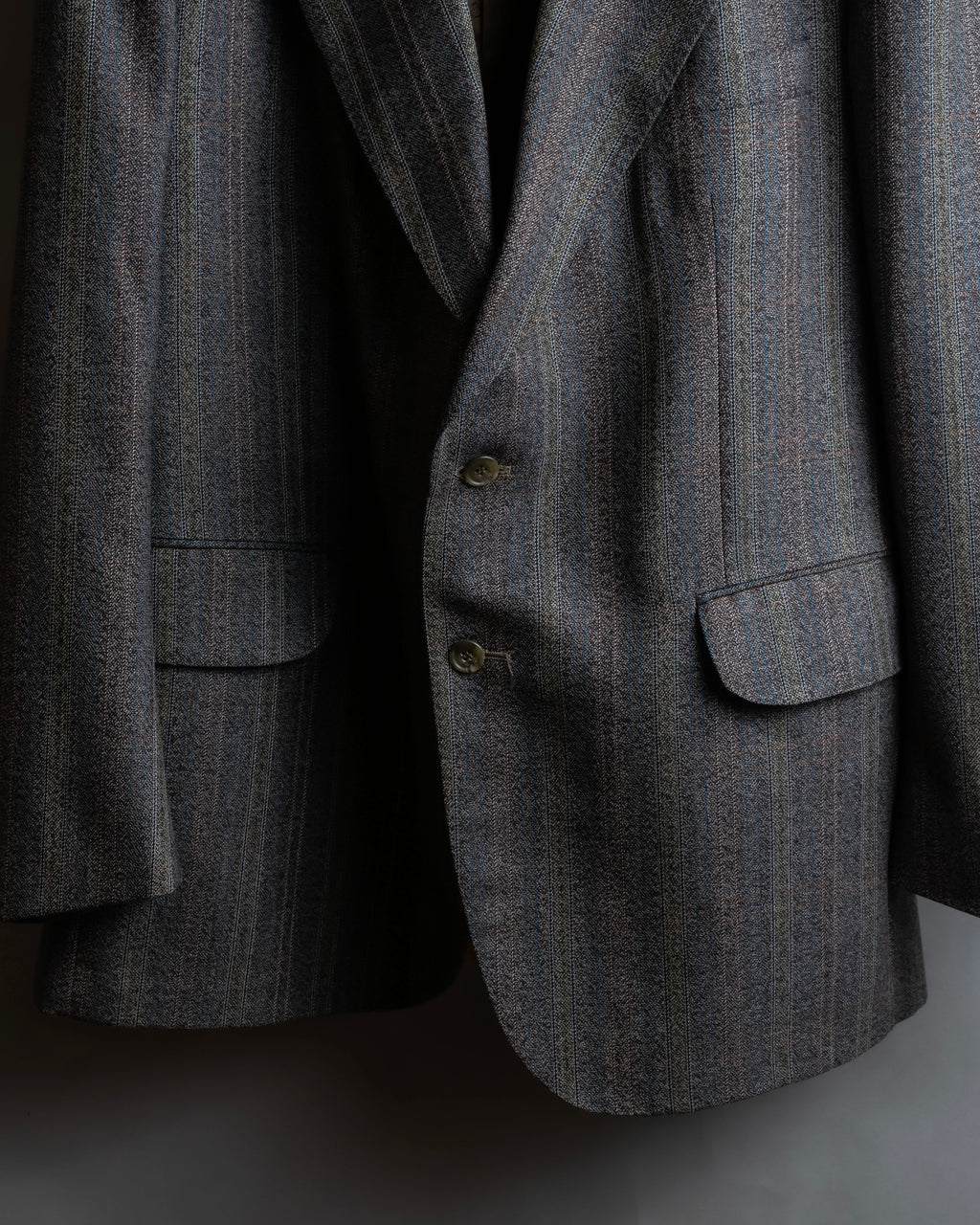 "CHRISTIAN DIOR MONSIEUR"
Multi color striped oversized tailored jacket