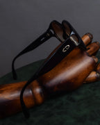 "Christian Dior" Vintage logo hinge oversized sunglasses