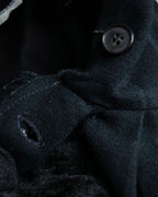 "Christian Dior" Wool draped pleated flared skirt