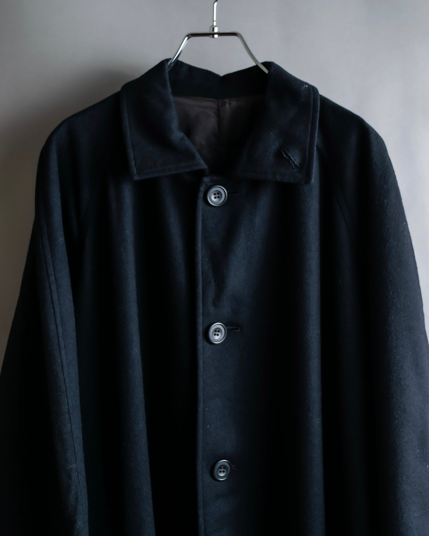 "Y's" Beautiful draping oversized long length soutien collar coat