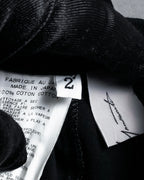 "YOHJI YAMAMOTO" 11SS Minimalist design skirt-like silhouette wide slacks