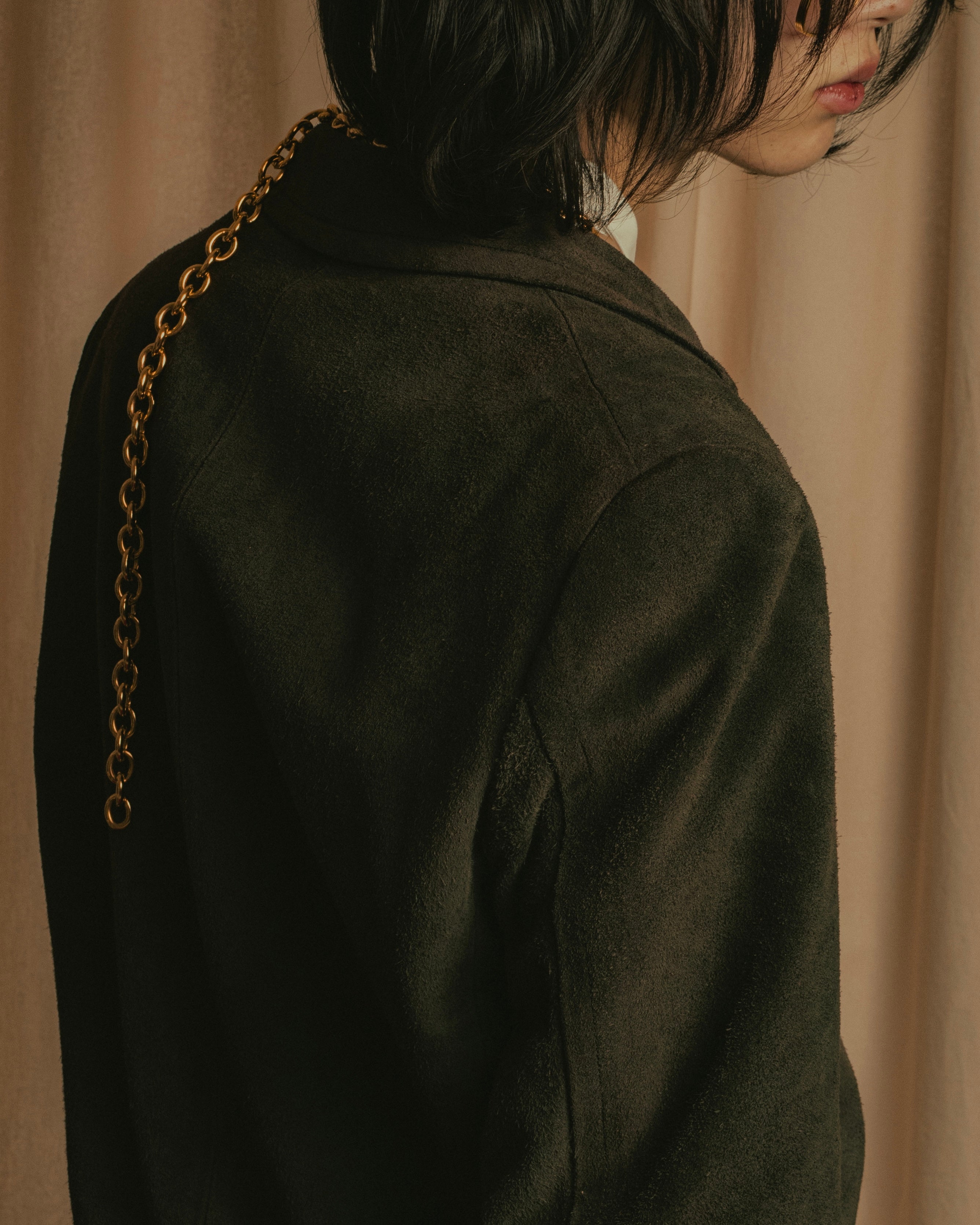 -SPECIAL- "GUCCI" 90’s Tom ford design suede tailored jacket