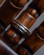 "GEORG JENSEN" Hammered silver signature ring