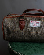 "Harris Tweed" Herringbone wave boston bag