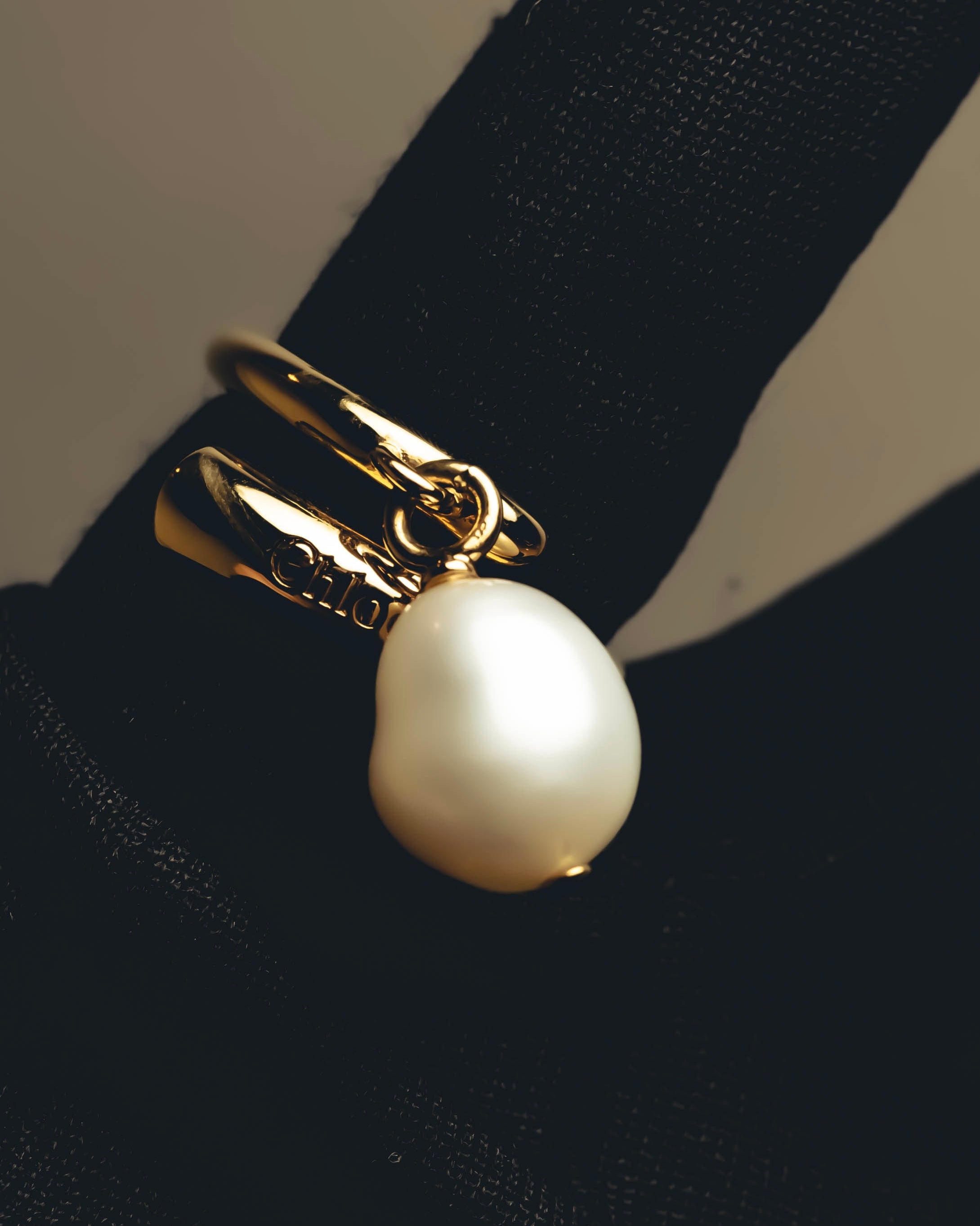 "Chloé" 2020's Pearl charm ring