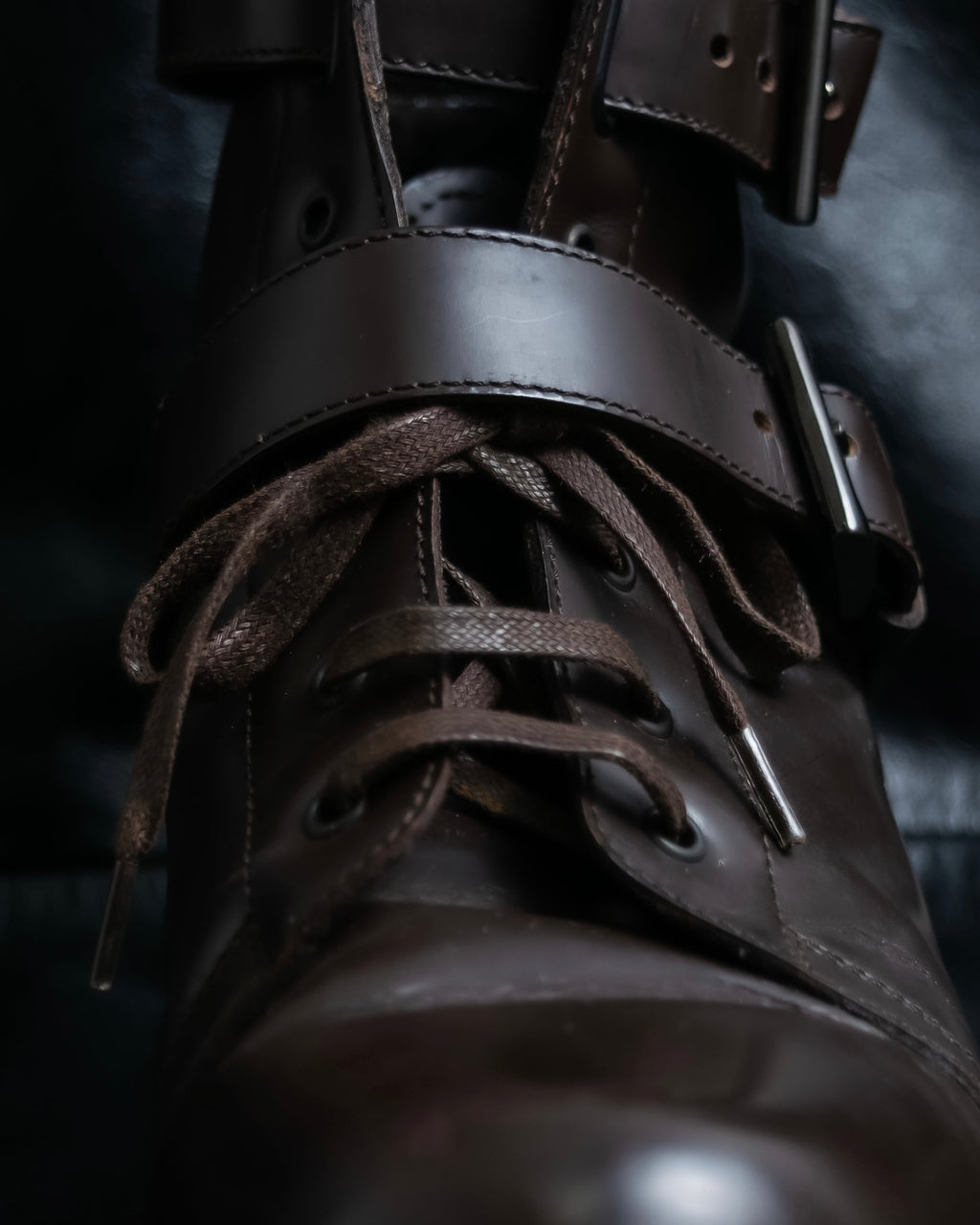 "PRADA" Belt design high cut boots