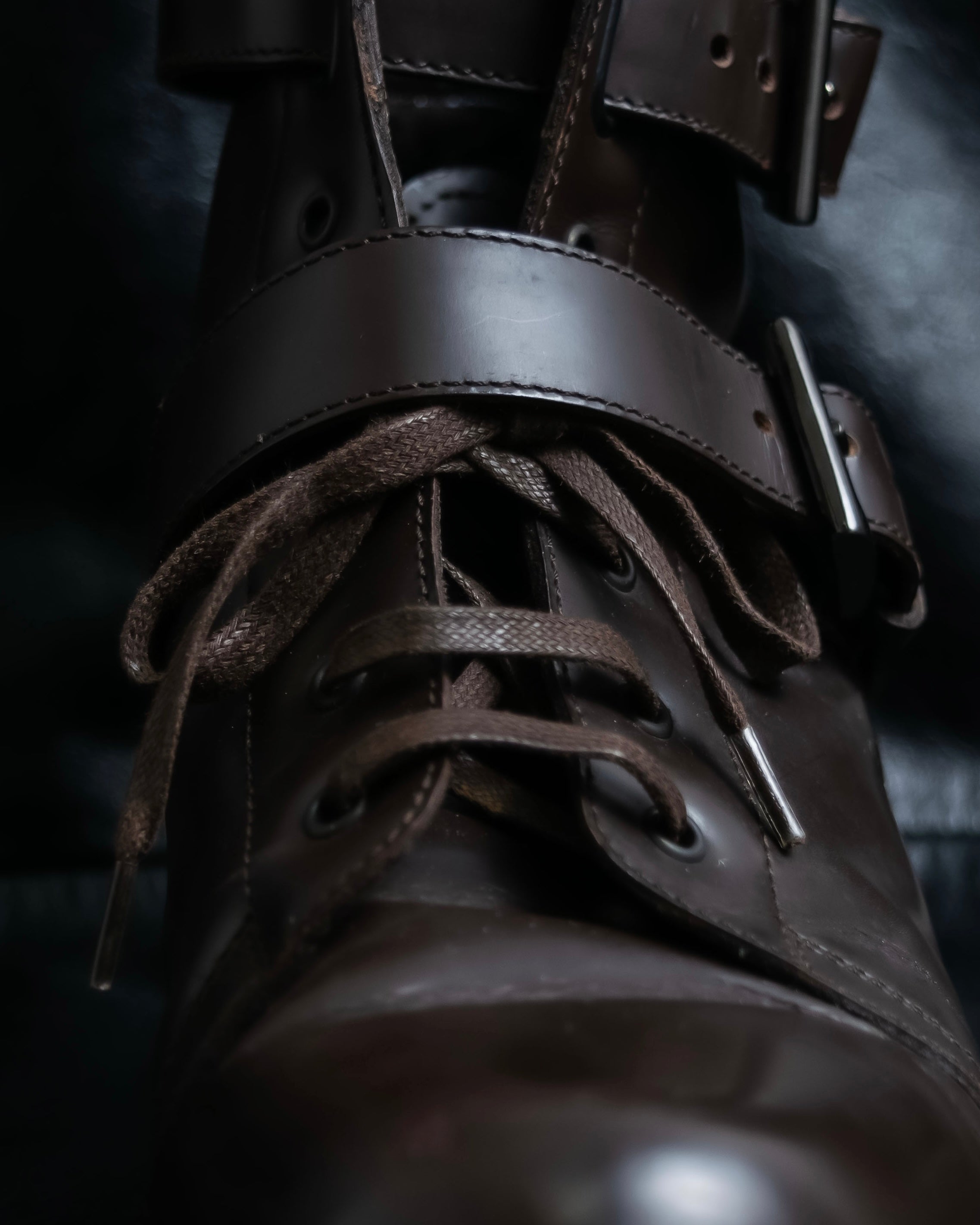 "PRADA" Belt design high cut boots