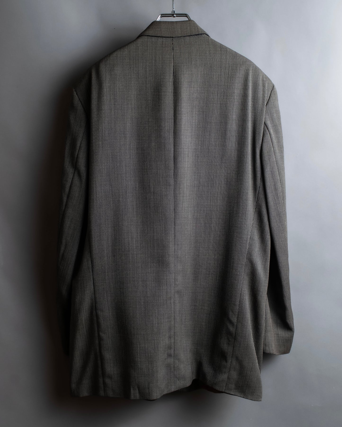 "HUGO BOSS" Woven pattern oversized 3 button tailored jacket