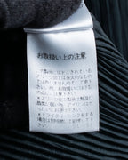 "ISSEY MIYAKE" Pleated vertical line shirt jacket