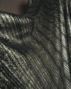 "ENRICO COVERI" 80's-90's Metallic flared maxi skirt