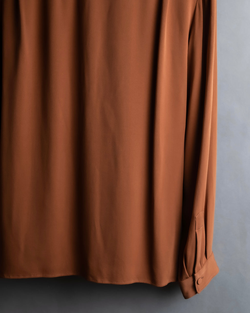 "GUCCI" Piping design soft drape shirt