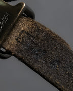 "HERMES" Layered design leather belt