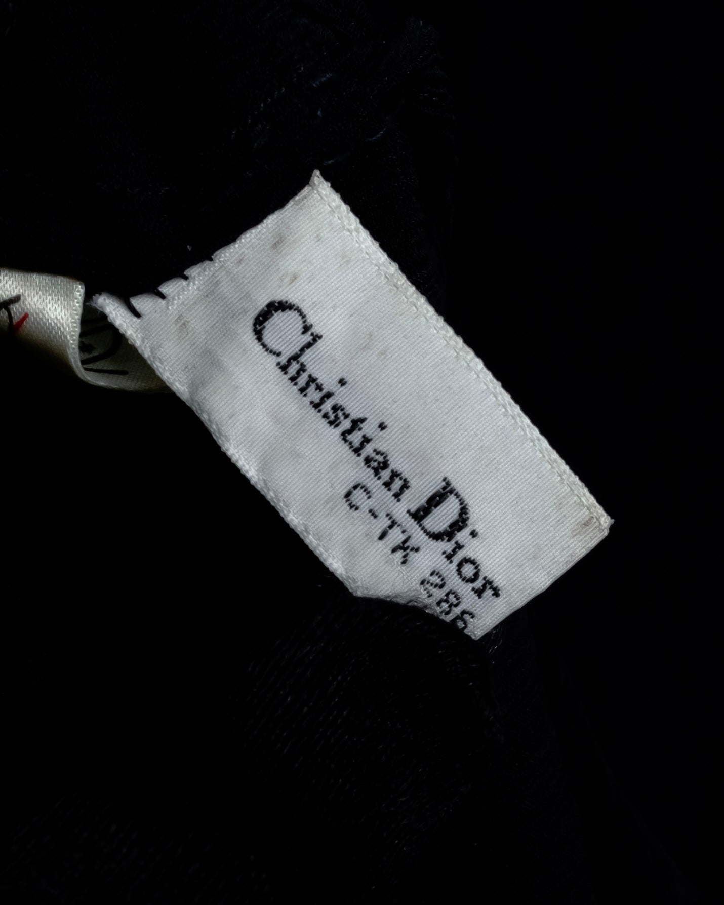 "Christian Dior PRETA PORTER" Compact gathered design crepe fabric blouse