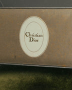 "Christian Dior" 90's-00's Gold tone logo charm pendant necklace