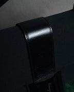 "Salvatore Ferragamo" 90’s-00’s Archive shoe embossed leather shoulder bag