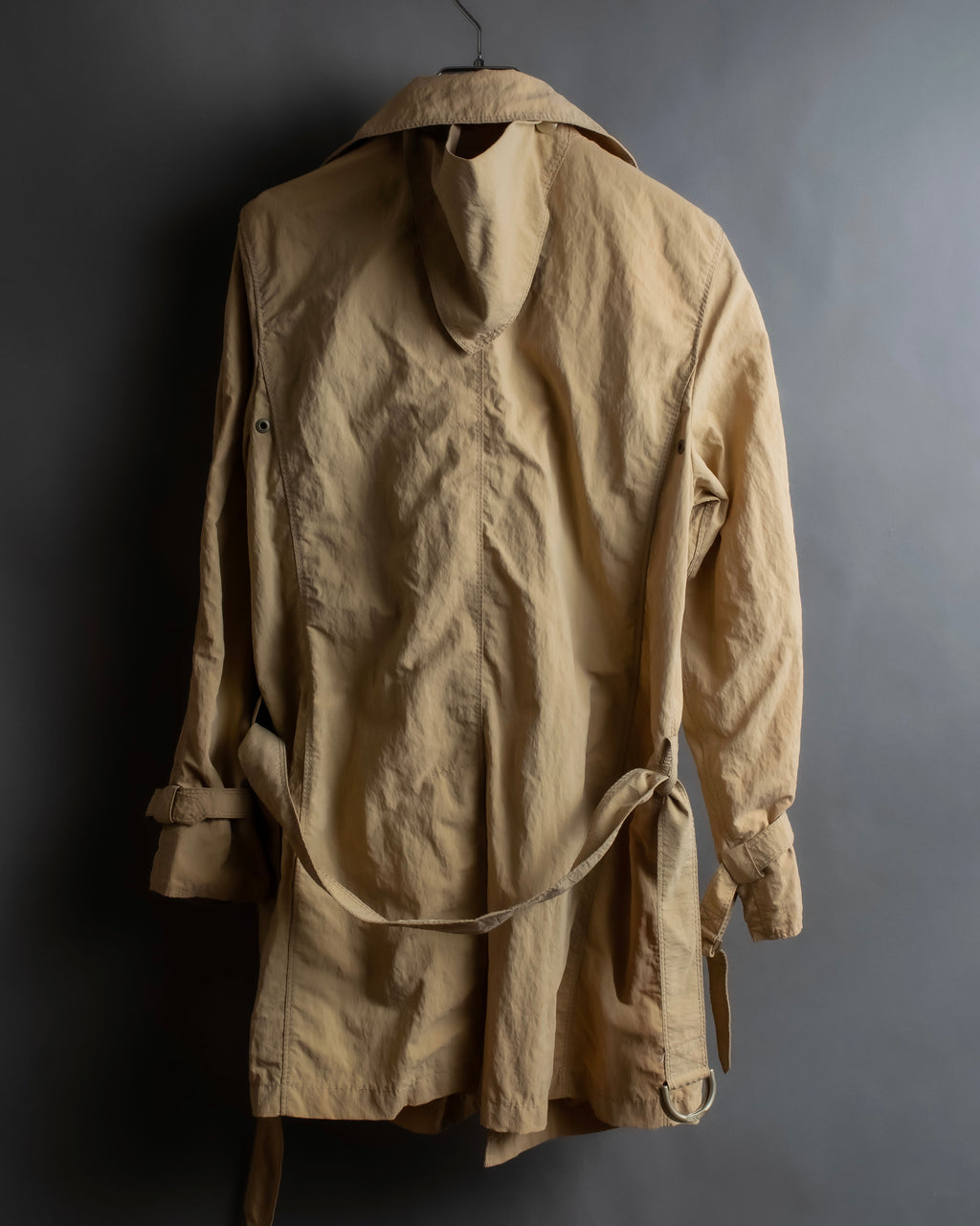 "Max Mara" Hooded mid-length lightweight coat