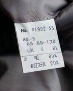 "CHRISTIAN DIOR MONSIEUR" Shadow stripe pattern classical formal detail set up