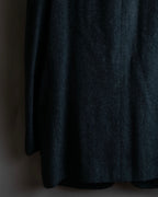 "COMME des GARCONS HOMME DEUX" Box silhouette heather grey tailored jacket