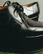 "JUNYA WATANABE COMME des GARÇONS" 00's Sculptural leather platform oxford shoes