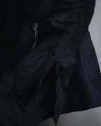 "ARMANI COLLEZIONI" Sheer lace layered tailored jacket