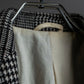 "RAF SIMONS" 20-21AW Glen check pattern tailored shape coat